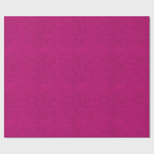Fuchsia Burlap Texture Cadeaupapier (Vlak)