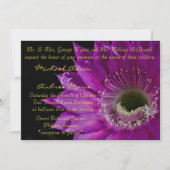 Fuchsia Cactus flower nodig Kaart (Voorkant)