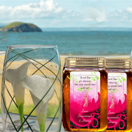 Fuchsia Calla Lelie Retouradres Labels
