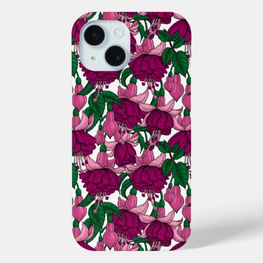 Fuchsia Case-Mate iPhone Case (Achterkant)