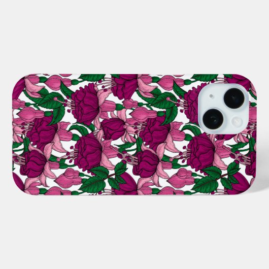 Fuchsia Case-Mate iPhone Case (Achterkant (horizontaal))