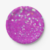 Fuchsia Confetti Paper Bord (Voorkant)