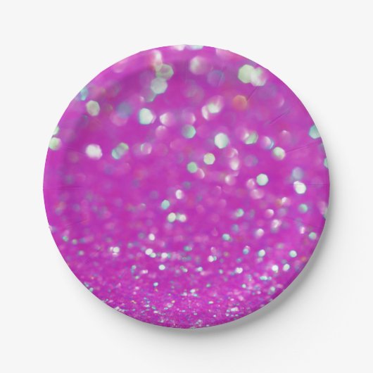 Fuchsia Confetti Paper Bord (Voorkant)