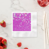 Fuchsia Confetti Papieren Servet (Insitu)