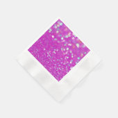Fuchsia Confetti Papieren Servet (Hoek)