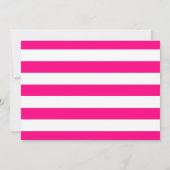 Fuchsia Cute Calligraphy Het is een meisje Baby sh Kaart (Achterkant)