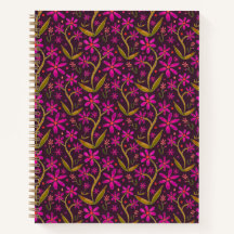 Fuchsia | Dancing Watercolor Daisies