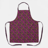 Fuchsia | Dansende Aquarel Daisies Medium Schort (Voorkant)