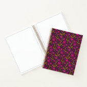 Fuchsia | Dansende Aquarel Daisies Notitieboek (Binnen)