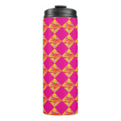 Fuchsia Diamond Water Bottle Thermosbeker (Voorkant)