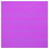 Fuchsia & donker turquoise gevoerd/gestreept patro stof (Swatch)