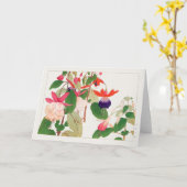 Fuchsia door Tanigami Konan Kaart (Gele Bloem)