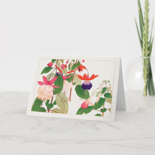 Fuchsia door Tanigami Konan Kaart (Voorkant)