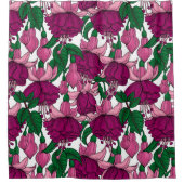 Fuchsia Douchegordijn (Voorkant)