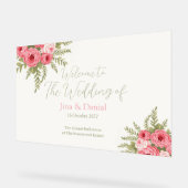 Fuchsia Dream Acryl Bord (Hoek)