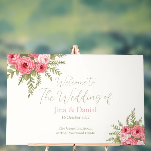 Fuchsia Dream Acryl Bord (Neutraal)