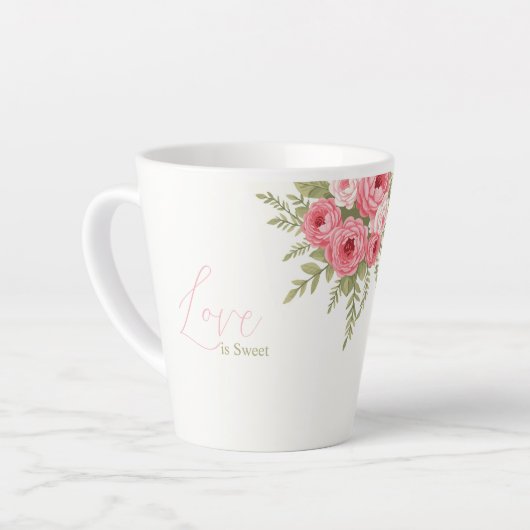 Fuchsia Dream Latte Mok (Linkerhoek)