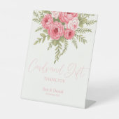 Fuchsia Dream Reclamebord Met Voetstuk (Voorkant)