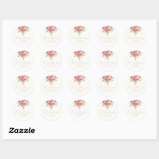 Fuchsia Dream Ronde Sticker (Vel)