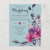 Fuchsia Dreams coördineert Sage en Deep Pink Briefkaart (Voorkant)