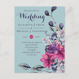 Fuchsia Dreams coördineert Sage en Deep Pink Briefkaart