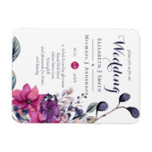 Fuchsia Dreams MAGNETIC Innovation or Save Date -  Magneet (Horizontaal)