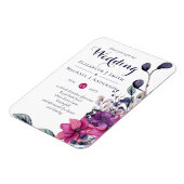 Fuchsia Dreams MAGNETIC Innovation or Save Date -  Magneet (Linkerzijde)