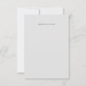 Fuchsia Dreams Wedding Invitation met Env SMALL (Achterkant)