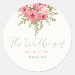 Fuchsia Droom Ronde Sticker