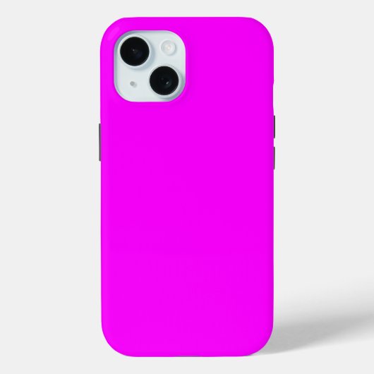 Fuchsia effen kleur | Klassiek Elegant Case-Mate iPhone Case (Achterkant)