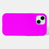 Fuchsia effen kleur | Klassiek Elegant Case-Mate iPhone Case (Achterkant (horizontaal))