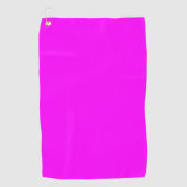 Fuchsia effen kleur | Klassiek Elegant Golfhanddoek (Voorkant)