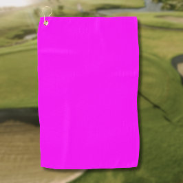Fuchsia Effen Kleur | Klassiek Elegant Golfhanddoek