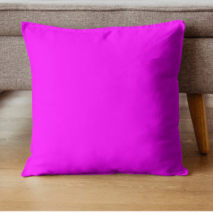 Fuchsia effen kleur   Klassiek Elegant Kussen