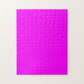 Fuchsia effen kleur | Klassiek Elegant Legpuzzel (Verticaal)