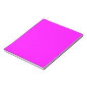 Fuchsia effen kleur | Klassiek Elegant Notitieblok (Linkerzijde)