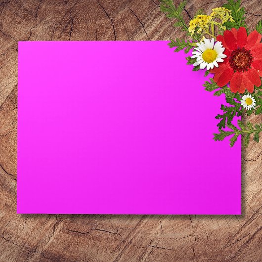 Fuchsia effen kleur | Klassiek Elegant Notitieblok