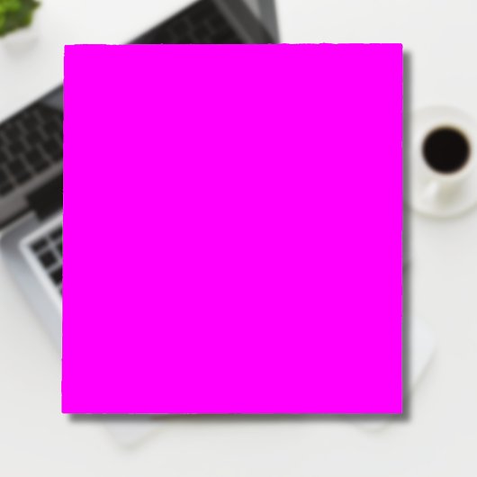 Fuchsia effen kleur | Klassiek Elegant Notitieblok