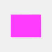 Fuchsia effen kleur | Klassiek Elegant Post-it® Notes (Voorkant)