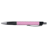 Fuchsia en wit vijf strepen patroon pen (Bodem)