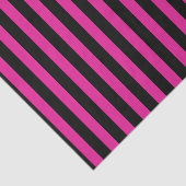 Fuchsia en zwarte snoepjes strepen tissuepapier (Detail)