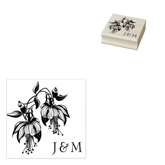 Fuchsia Enchantment Collectie Rubberstempel (Gestempeld)