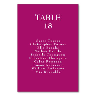 Fuchsia Enchantment + gastenlijst Electric Fuchsia Kaart