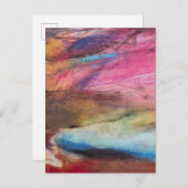 Fuchsia Expression Briefkaart (Voorkant / Achterkant)