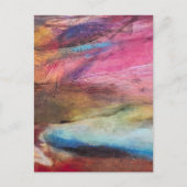 Fuchsia Expression Briefkaart (Voorkant)