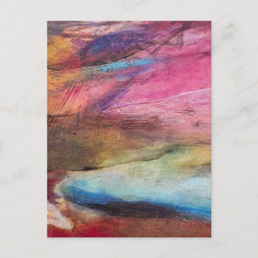 Fuchsia Expression Briefkaart (Voorkant)