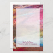 Fuchsia Expression Briefpapier (Voorkant / Achterkant)