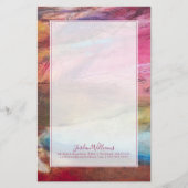 Fuchsia Expression Briefpapier (Voorkant)