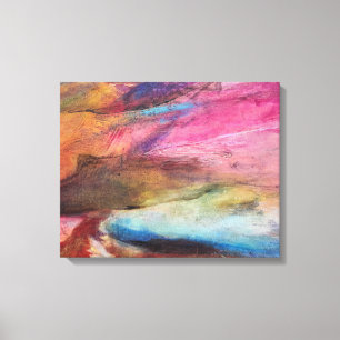 Fuchsia Expression Canvas Afdruk