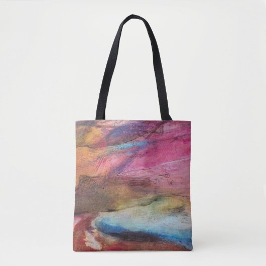 Fuchsia Expression Tote Bag (Voorkant)